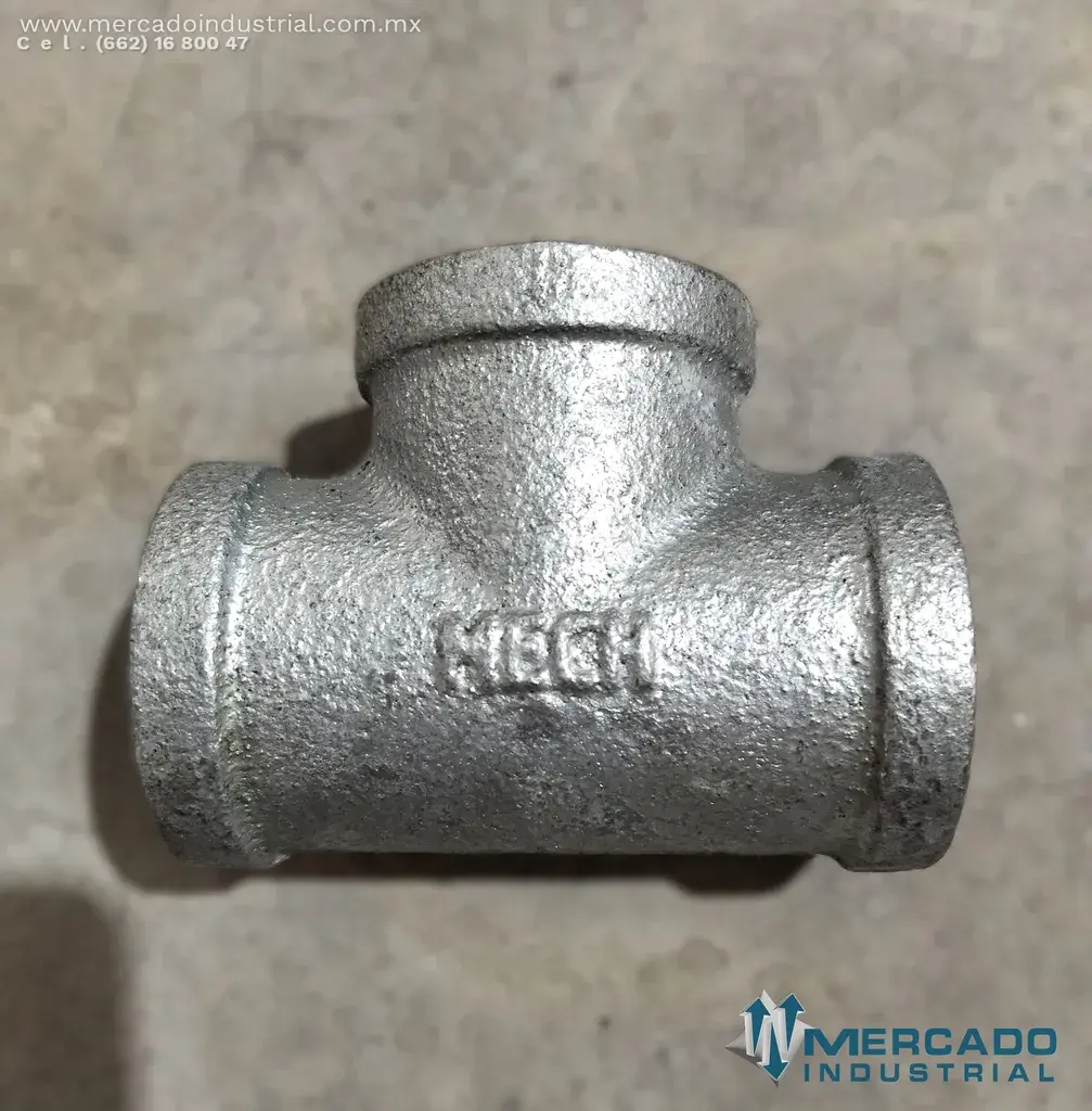 TEE DE 1 GALVANIZADO - imagen 1