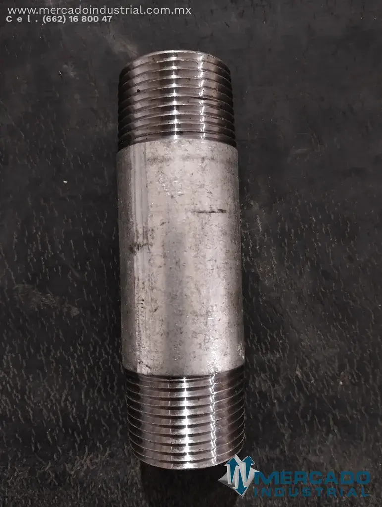 NIPLE 1 X 4 GALVANIZADO - imagen 1