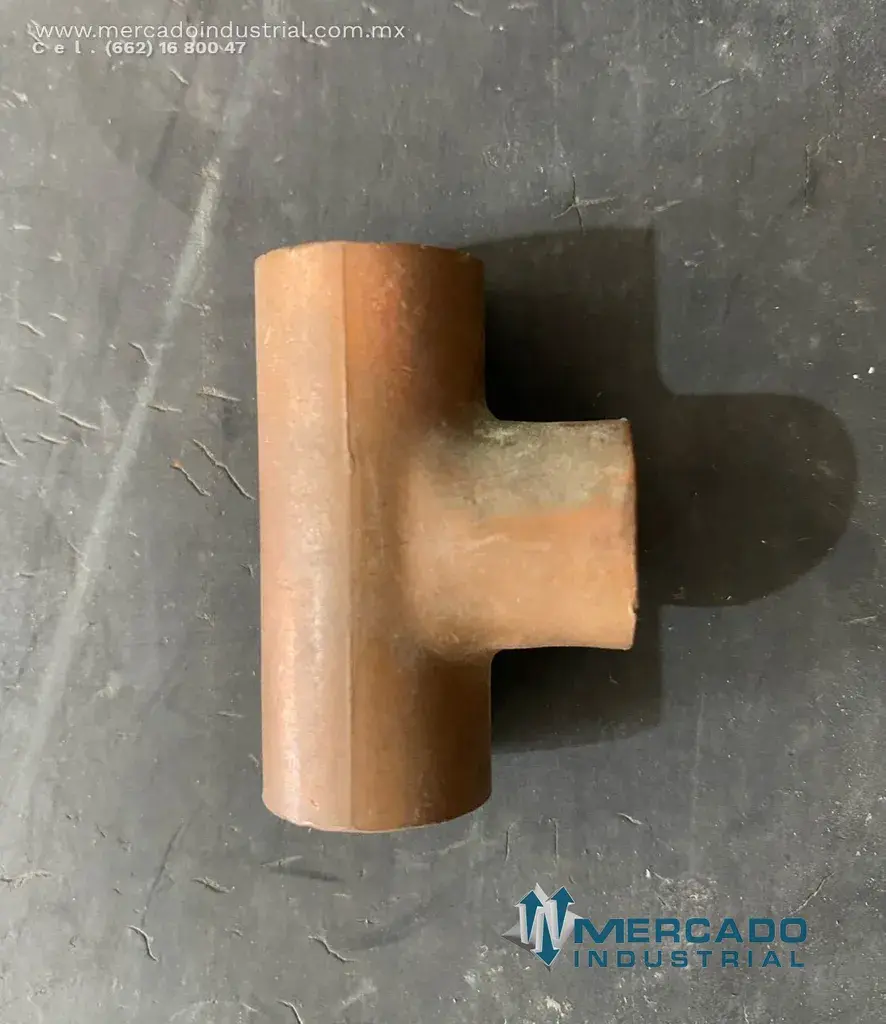TE DE 1/2" DE COBRE SOLDABLE - imagen 1