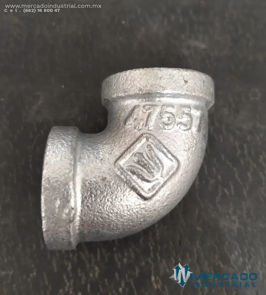 CODO 90° GALVANIZADO 1/2" 47557 - imagen 1