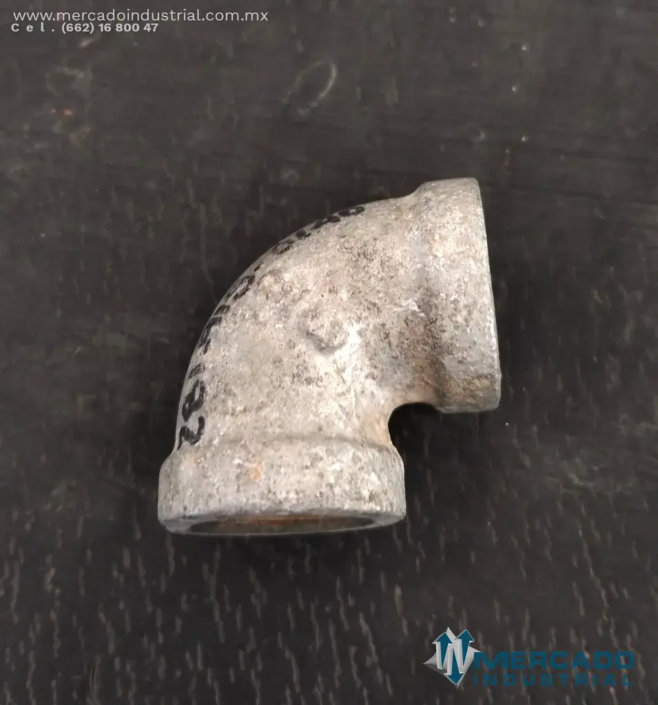 CODO 90° GALVANIZADO 3/8'' - imagen 1