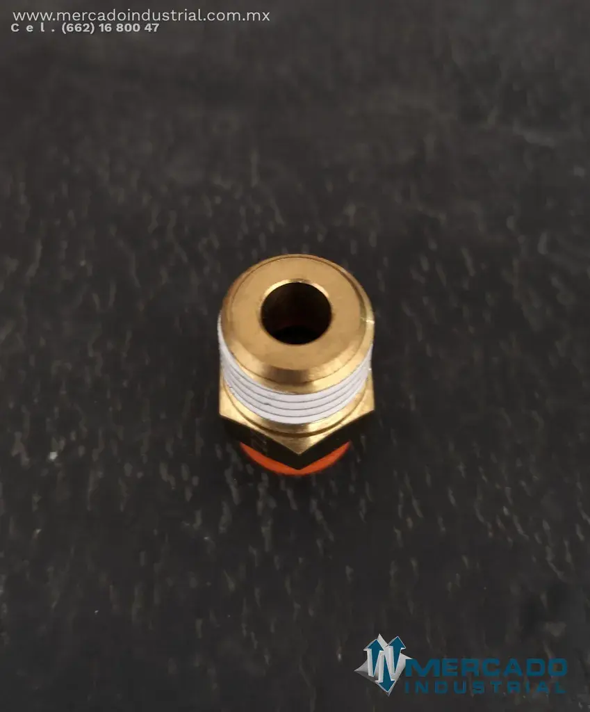 WATER TUBE CONNECTOR BRASS UNM-7 - imagen 1