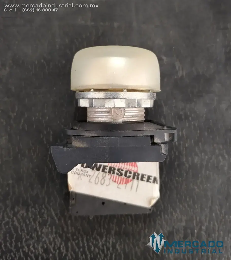 ALLEN BRADLEY BLACK PUSH BUTTON ASSEMBLY 2683-2111 - imagen 1