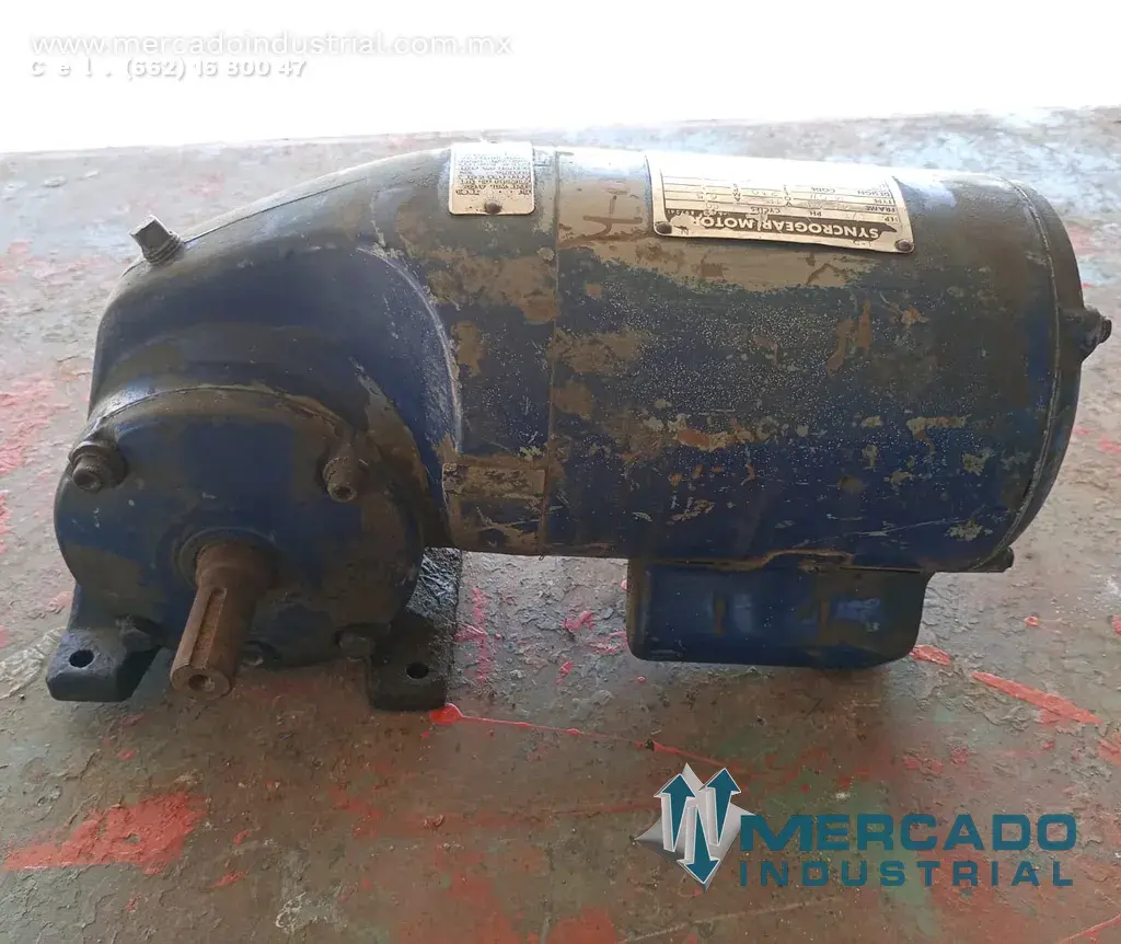 Motorreductor 1/3 HP 58 ratio 1725 RPM - imagen 1