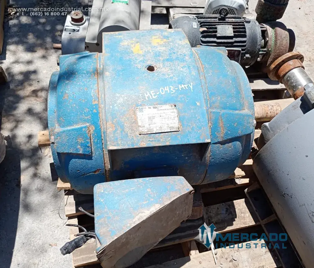 Motor eléctrico 75 HP 4 polos 1770 RPM marca IEM - imagen 1