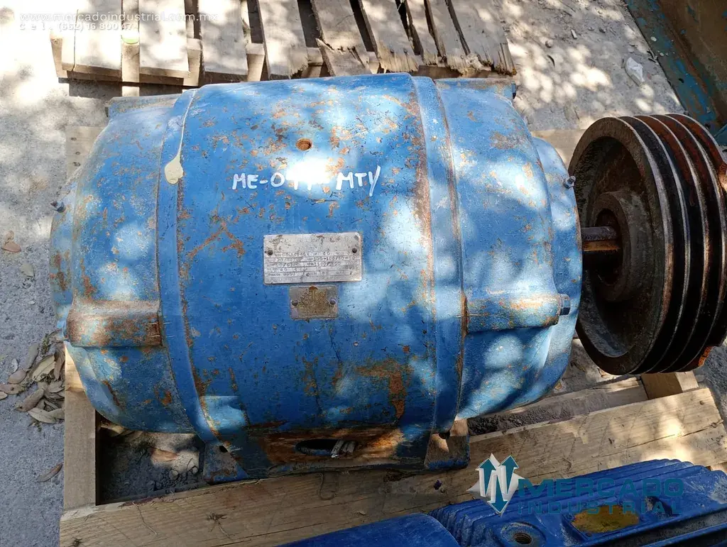 Motor eléctrico 40 HP 4 polos 1800 RPM marca General Electric - imagen 1