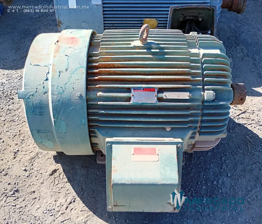 Motor eléctrico 150 HP 2 polos 3575 RPM marca Reliance Electric - imagen 1