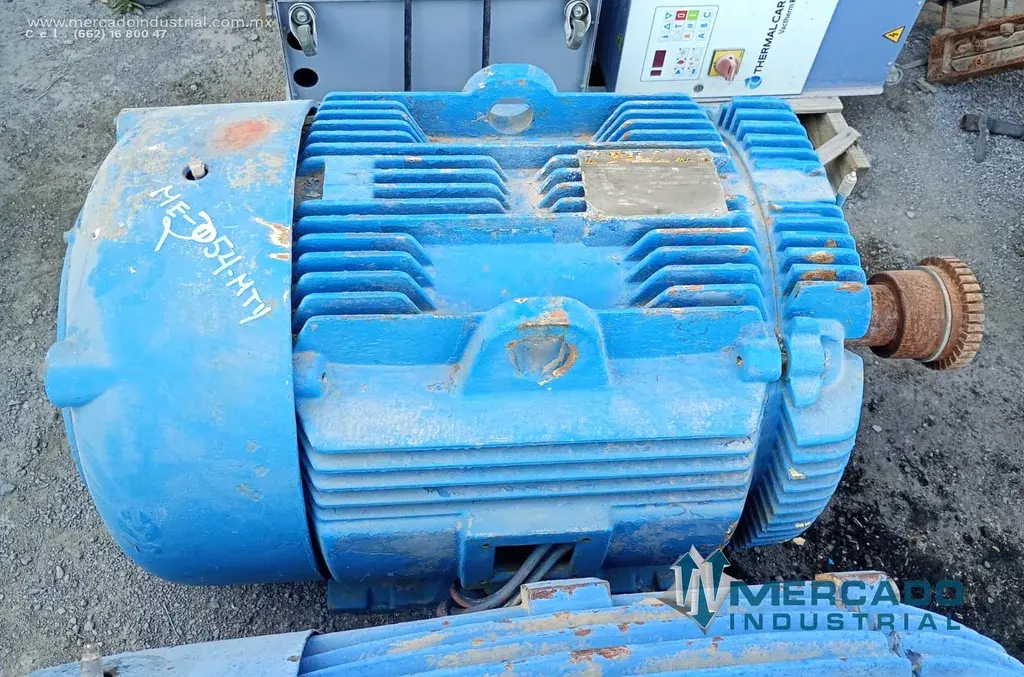Motor eléctrico 150 HP 4 polos 1785 RPM marca Baldor - imagen 1