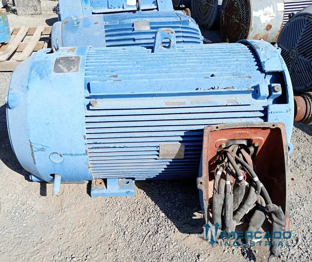 Motor eléctrico 350 HP 4 polos 1785 RPM marca Nidec - imagen 1