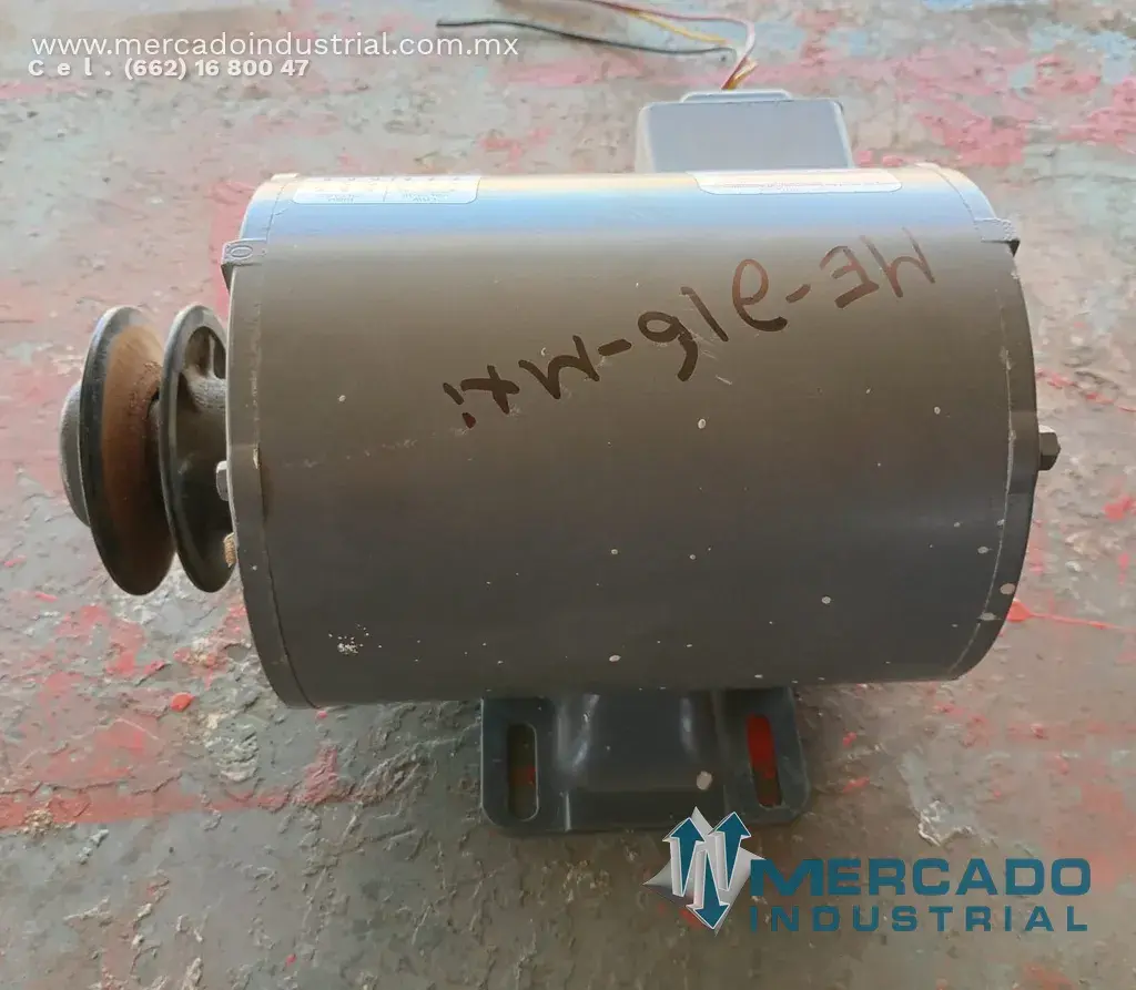 Motor eléctrico 1/3 HP 1725 RPM marca Baldor - imagen 1