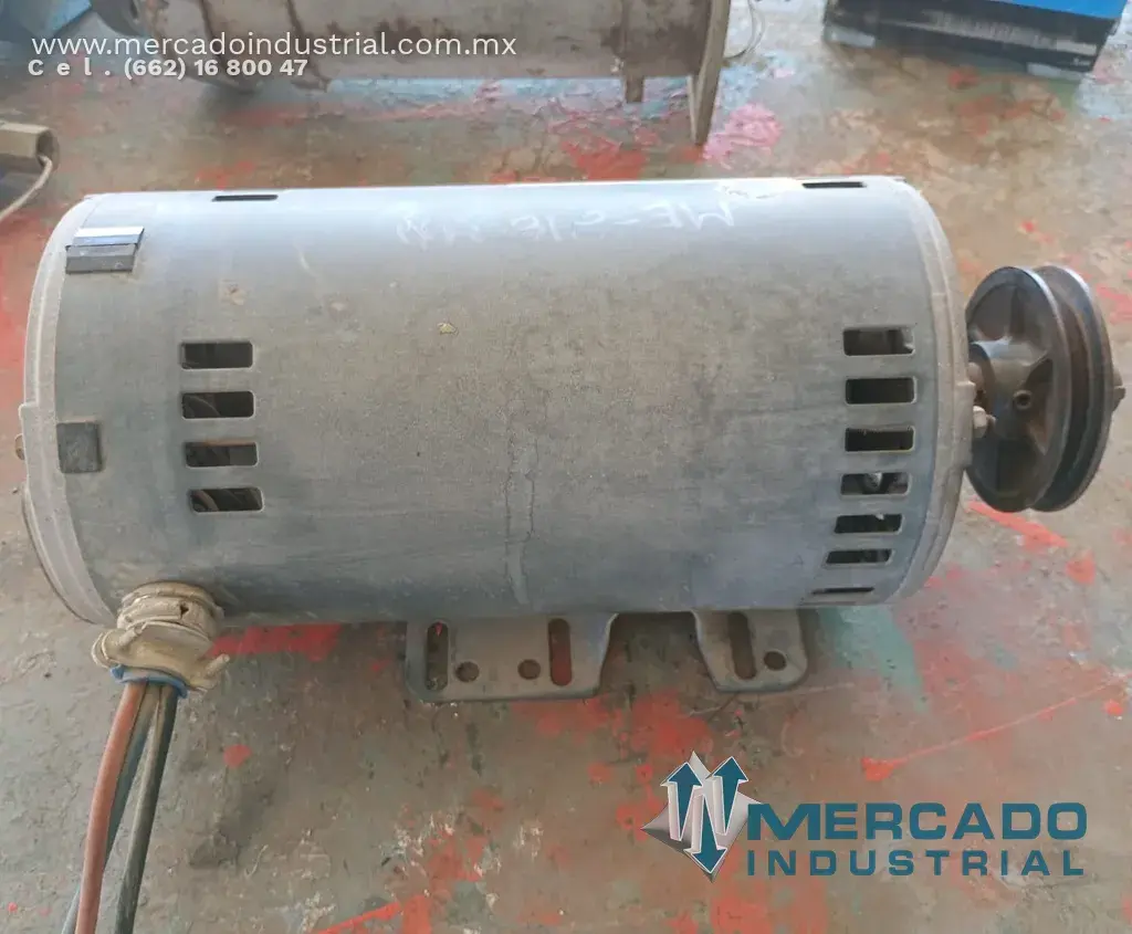Motor eléctrico 3 HP 4 polos 1725 RPM marca Marathon - imagen 1