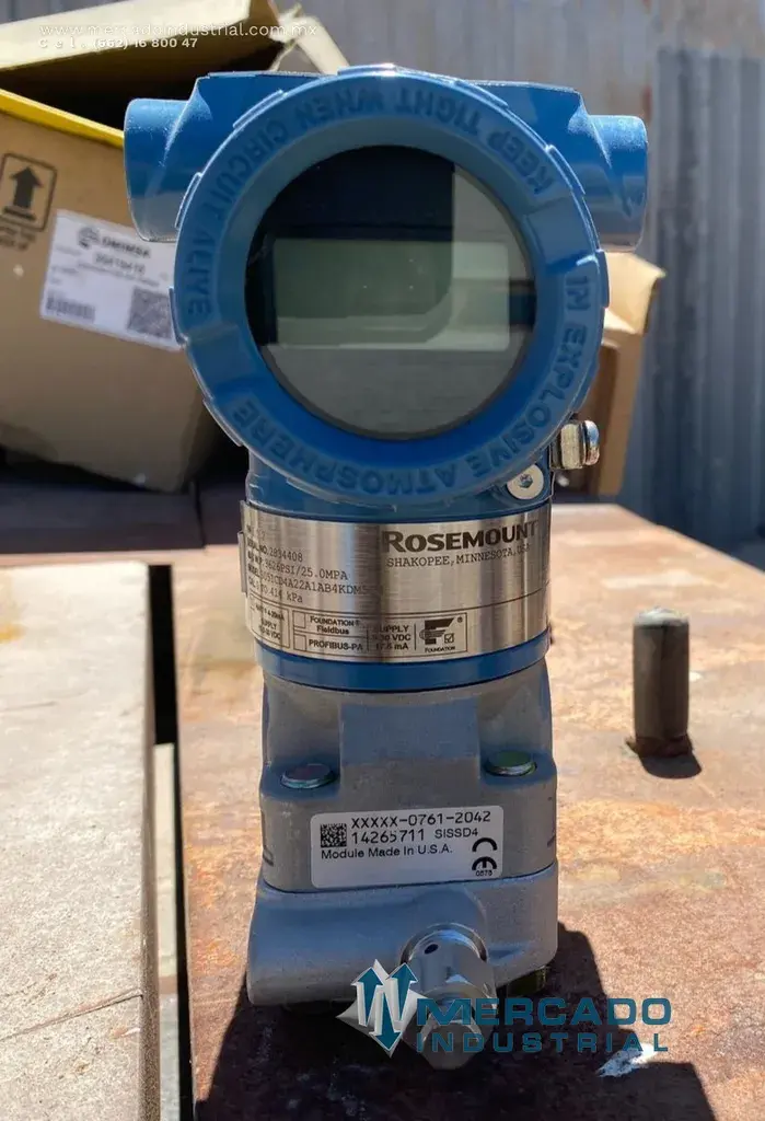 Transmisor de diferencial de presión 3626 PSI parte 04-136953 marca Rosemount - imagen 1