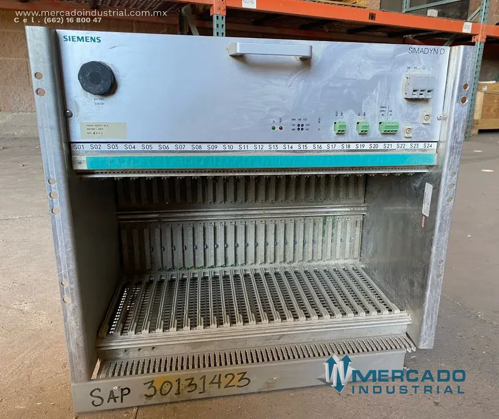 Subrack SR24.2 230 V parte 62043587 marca Siemens - imagen 1