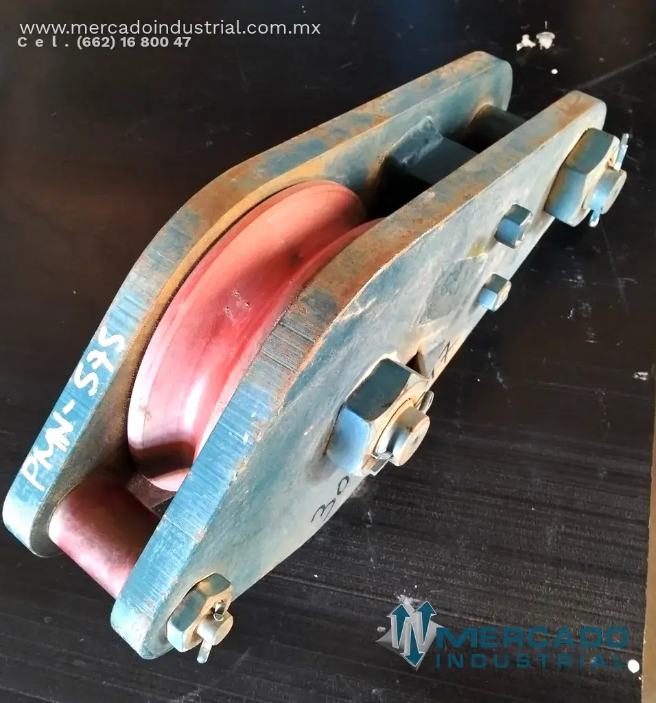 Bloque patesca reforzado de garganta ancha 17.5 Ton modelo 10-TB marca Skookum / Ropemaster - imagen 1