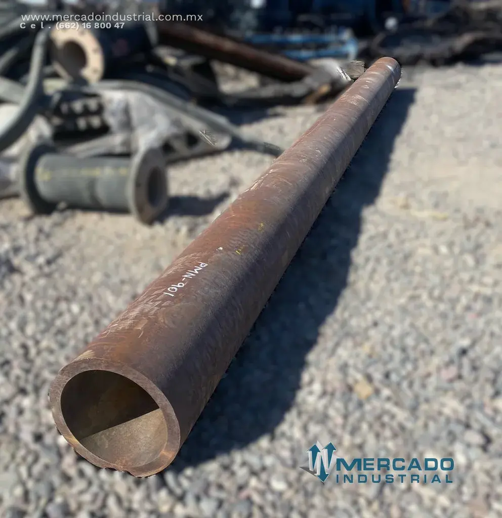 Barra hueca de acero 15 ft de largo x 9 5/8" diámetro - imagen 1