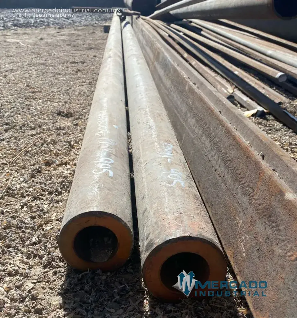 Barra hueca de acero 15 ft de largo x 3 1/4" diámetro - imagen 1