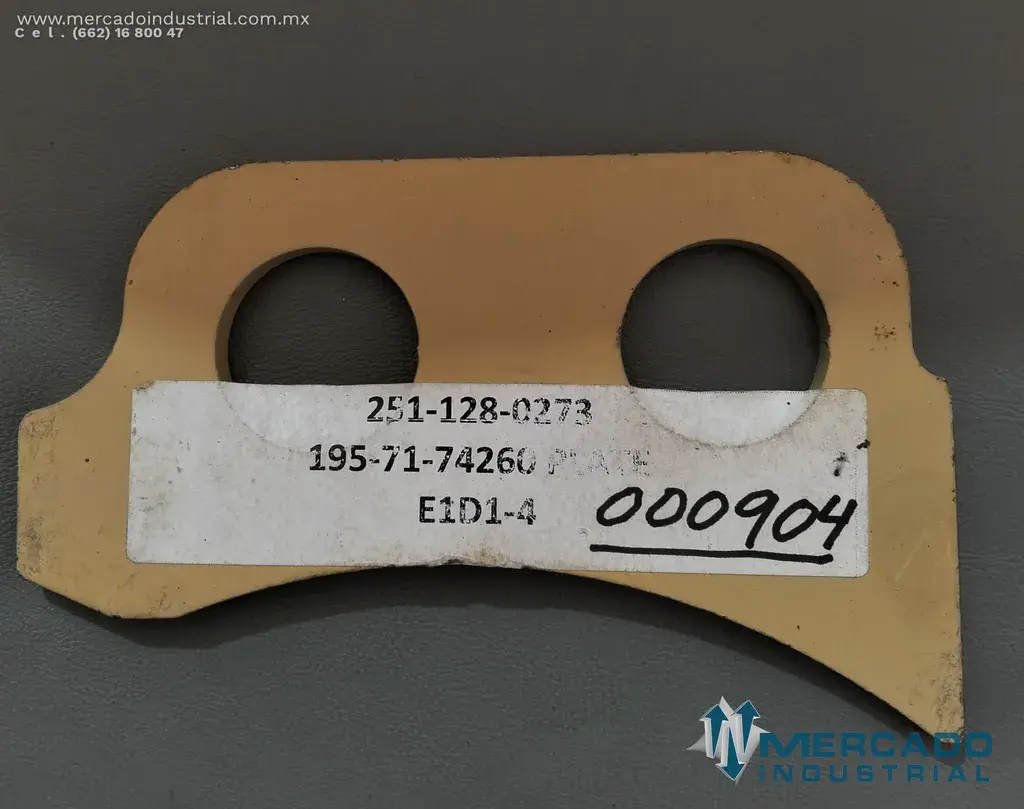 KOMATSU 195-71-74260 PLATE (D375A-5) - imagen 1