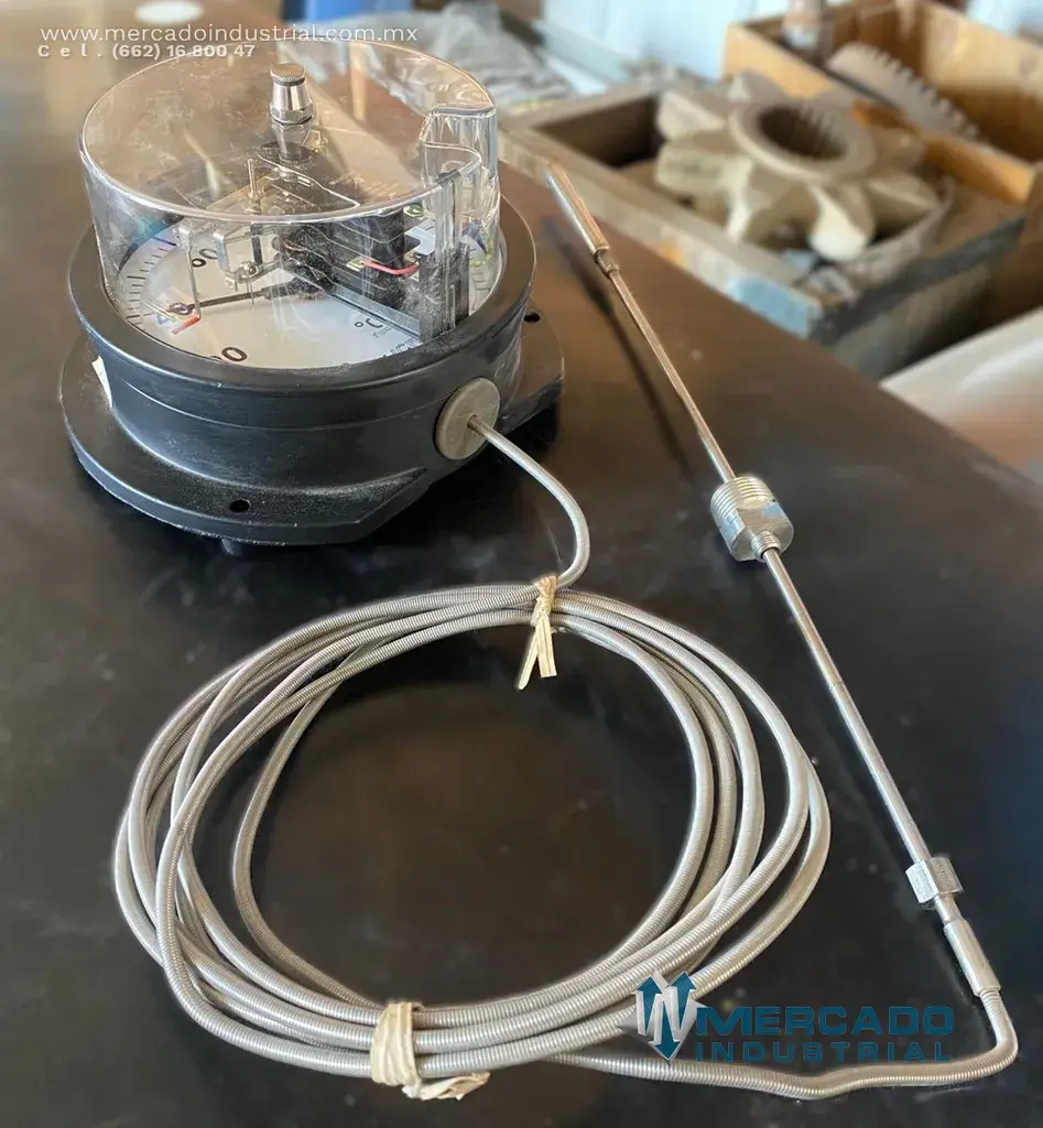 Termómetro indicador 6" 0 a 120°C parte 1182CAMSA marca Ashcroft - imagen 1