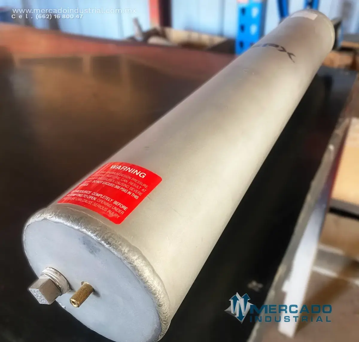 Filtro 300 PSIG con manómetro modelo HFS-36-12CRS marca SPX Hankison - imagen 1