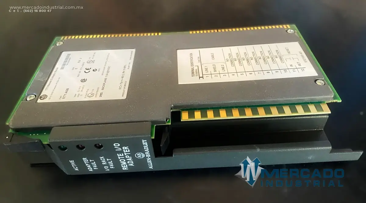 Módulo adaptador remoto I/O 5 V DC 1 A parte 1771-ASB marca Allen-Bradley - imagen 1