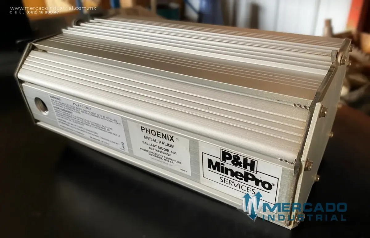 Balastro remoto electrónico 400 W 240 V modelo BLSTA400MHQV marca P&H - imagen 1