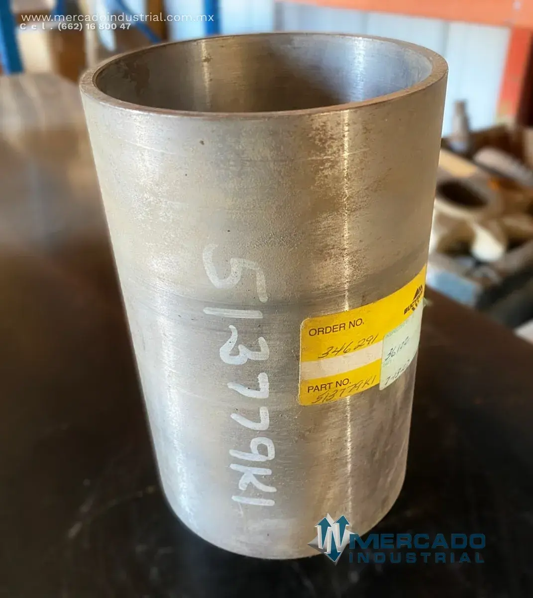 Espaciador 7 1/4" x 4 3/4" parte 513779K1 marca Bucyrus - imagen 1