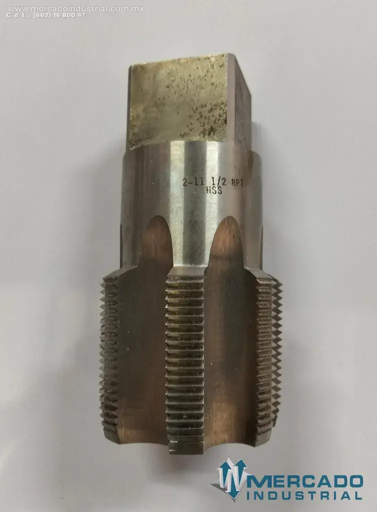 WESTON MACHUELO CONICO PARA TUBO NPT ROSCA RECTIFICADA HSS DE 2" 11 1/2" HILOS POR PULGADA (5-764-010) - imagen 1
