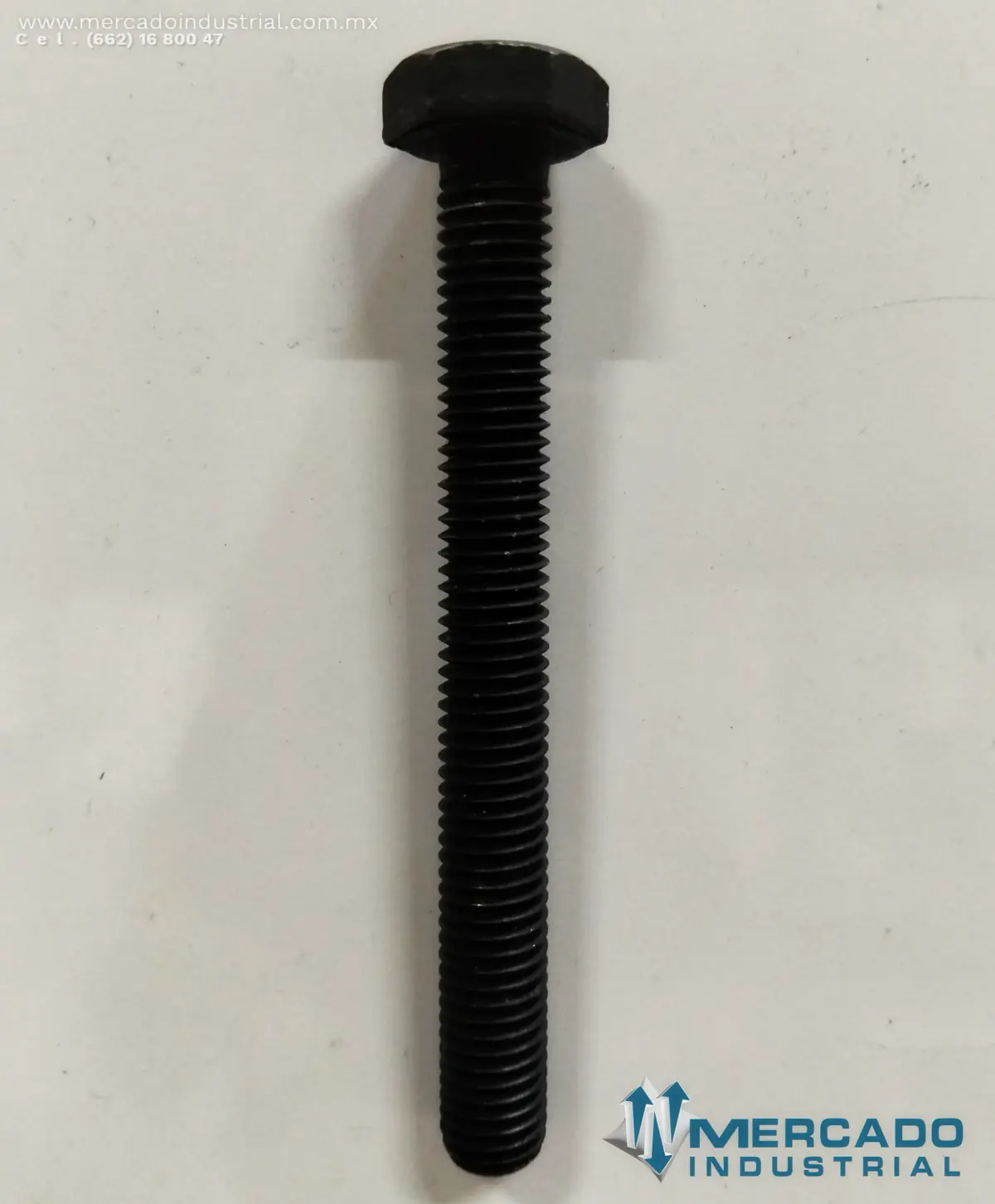 TORNILLO HEXAGONAL GRADO 8.8M 0.39" X 3 1/2" MEDIDA MILIMETRICA PERFORACIÓN - imagen 1