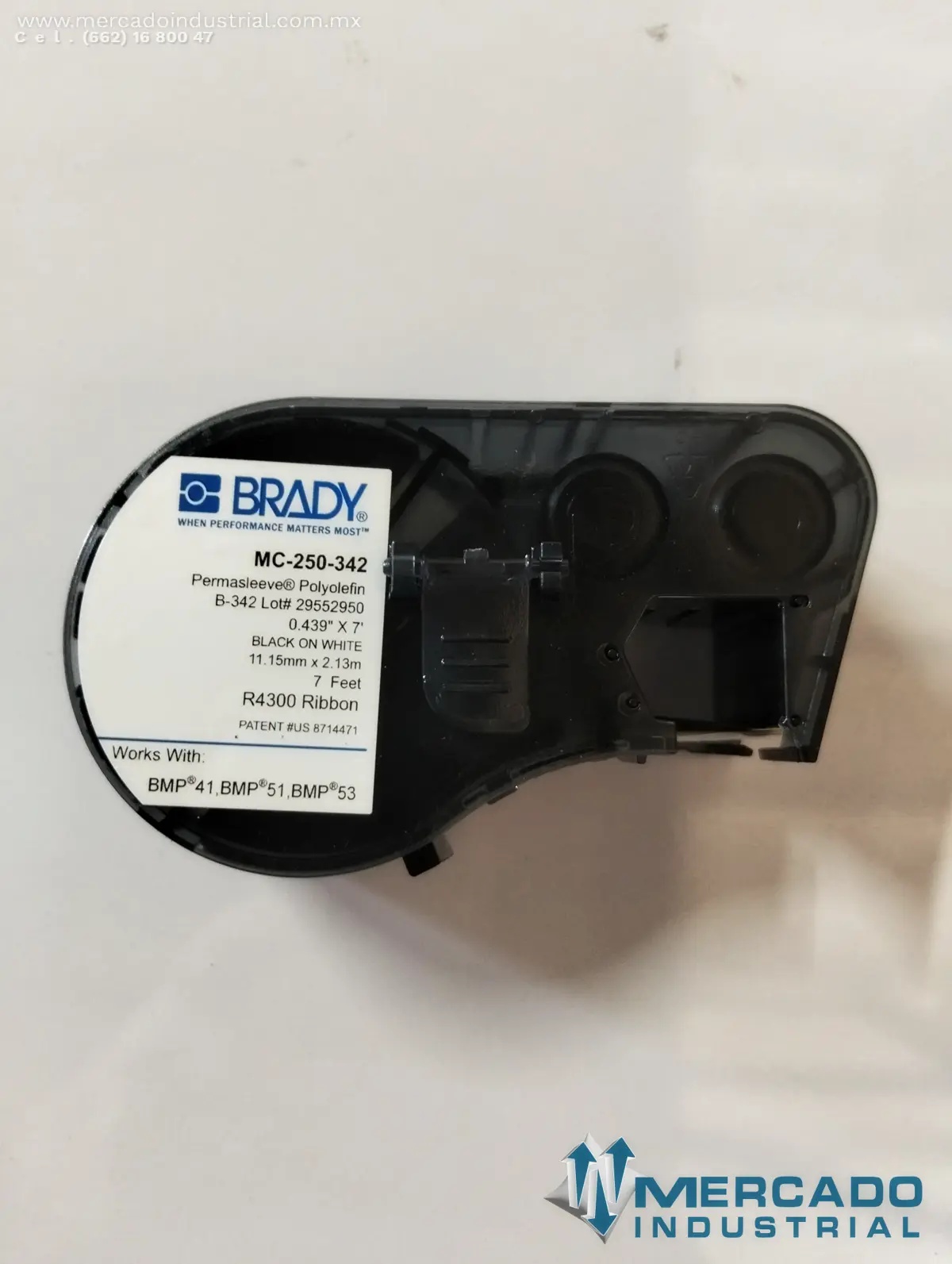 BRADY MC-250-342 CARTUCHO NEGRO AMARILLO - imagen 1