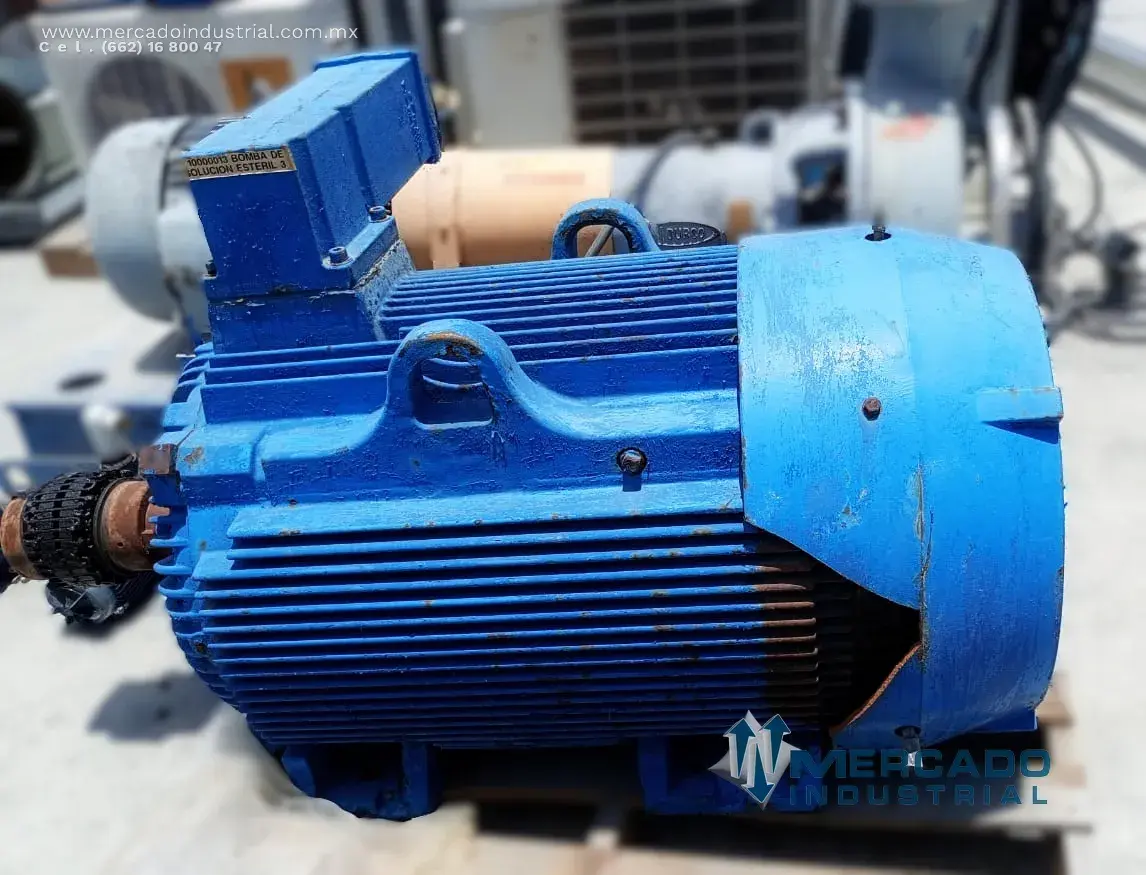 Motor eléctrico 200 HP 4 polos 1785 RPM marca BALDOR - imagen 1