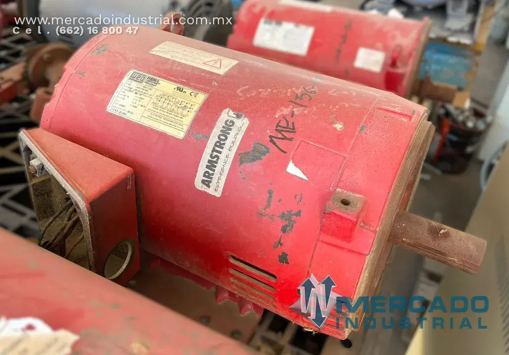 Motor Eléctrico 15 HP 2 Polos 3535 RPM marca WEG - imagen 1