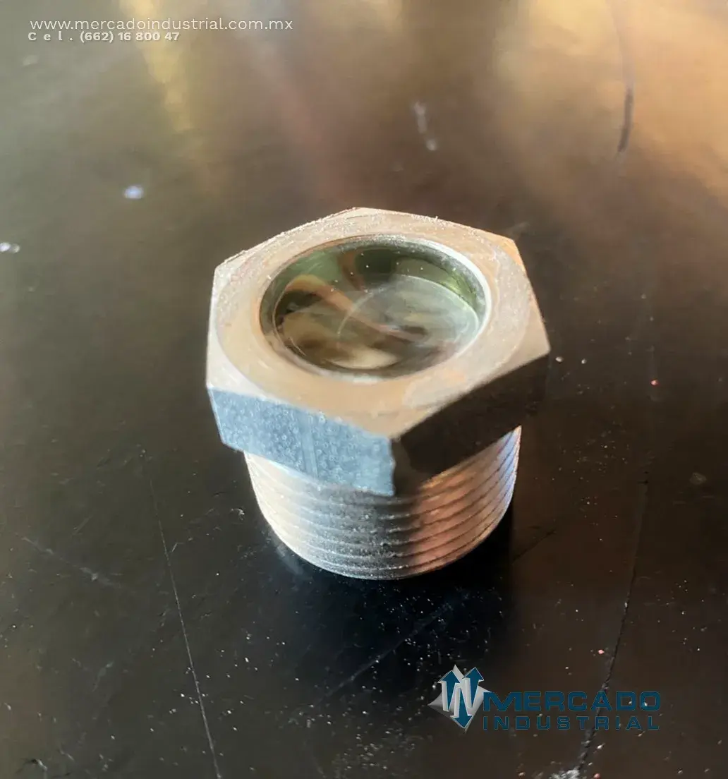 Separador hexagonal con vista de vidrio 1" x 7/8" parte 60-428 marca Canafuse - imagen 1