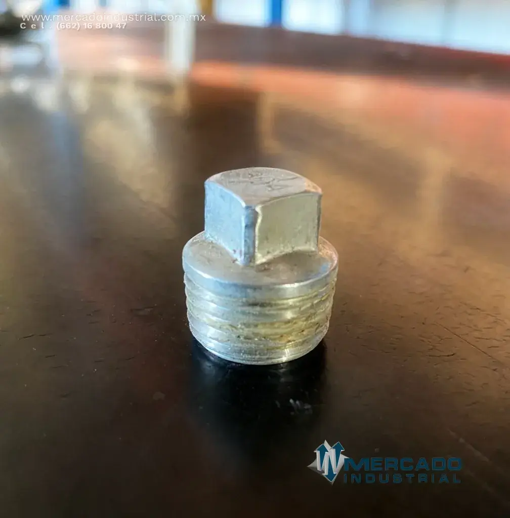 Tapón roscado de acero 3/4" x 7/8" parte 170B8GSH marca Global - imagen 1