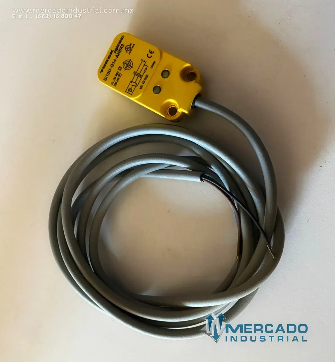 Interruptor de proximidad 30 V DC 200 mA parte Bi10U-Q14-AN6X2 marca Turck - imagen 1