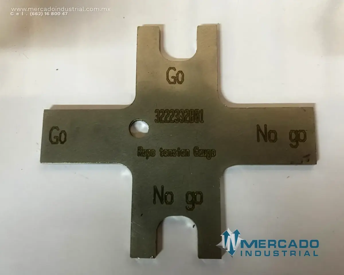 KOMATSU 3222332801 LLAVE PARA MEDIR TENSION DE CABLE DE CABEZAL (D55) - imagen 1