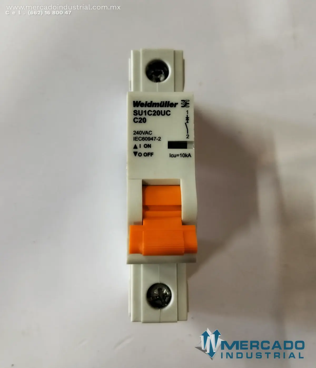 WEIDMULLER 1009098 CIRCUIT BREAKER RAIL MOUNT (LP12-MPV) - imagen 1