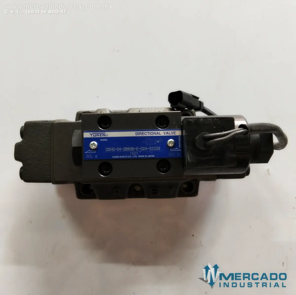 YUKEN 19M-61-31110 VALVE (D375A-5) E8C1-2 - imagen 1