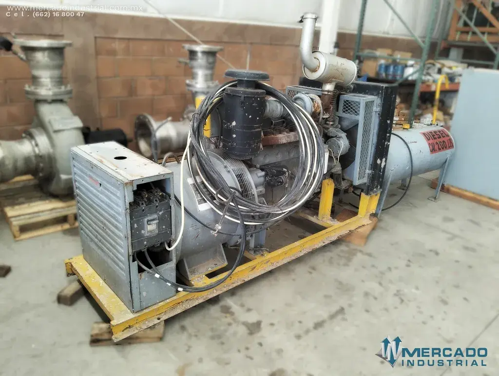 Generador de planta eléctrica de 134 KVA modelo SC6BT5.9-1 marca SELMEC - imagen 1