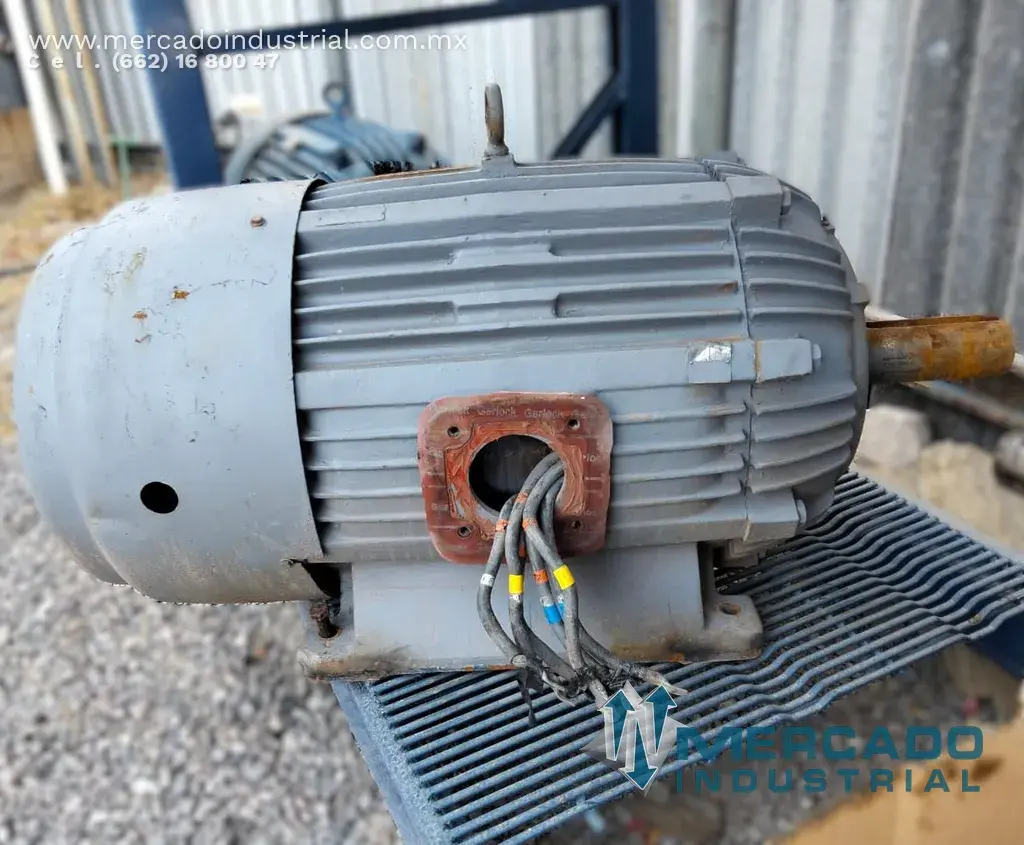 Motor eléctrico 200 HP 4 polos 1785 RPM marca EMERSON - imagen 1