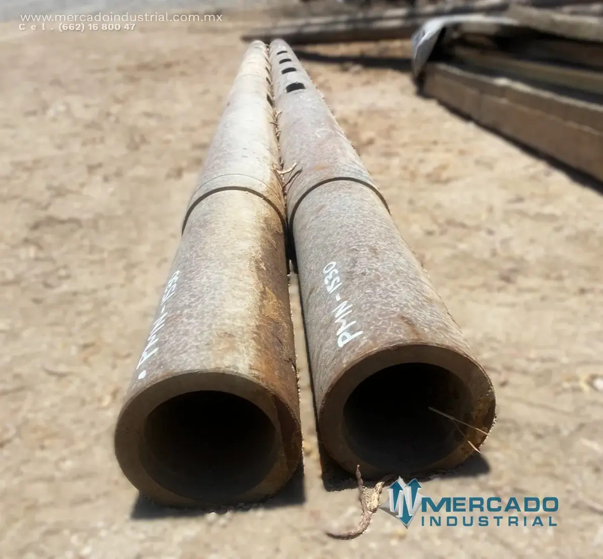 Barra hueca de acero 13 ft x 5 1/2" - imagen 1