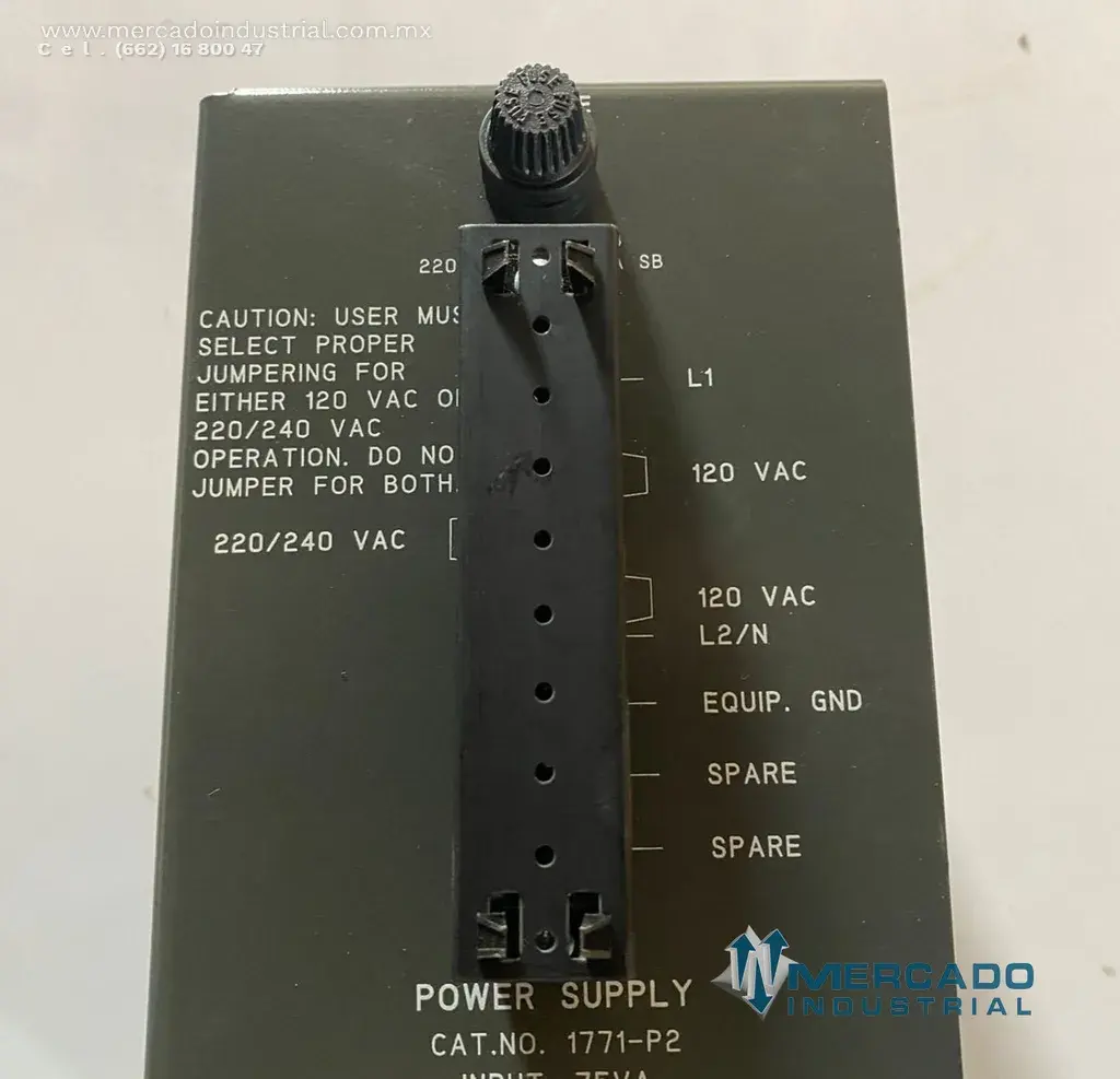Módulo de alimentación 240 VAC parte 1771-P2 marca Allen Bradley - imagen 1