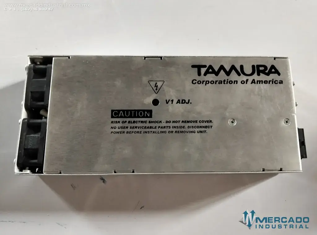 Fuente de potencia 240 VAC 8.7-3.2 A parte AAD600S-6-P marca Tamura - imagen 1