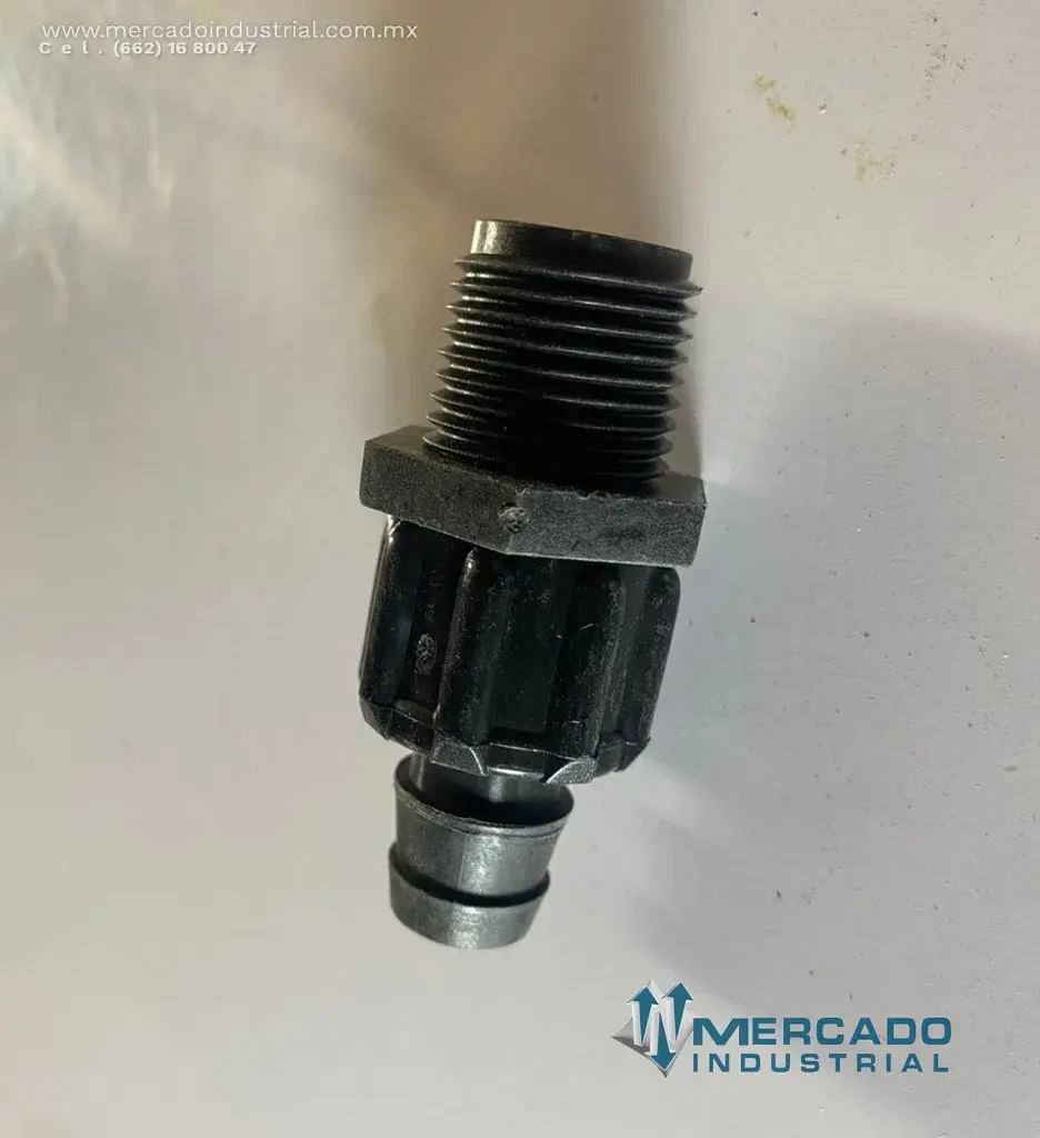 Acoplador para cinta de riego 5/8" x 1/2" modelo MA-06-LS parte 12030076 marca JAIN - imagen 1