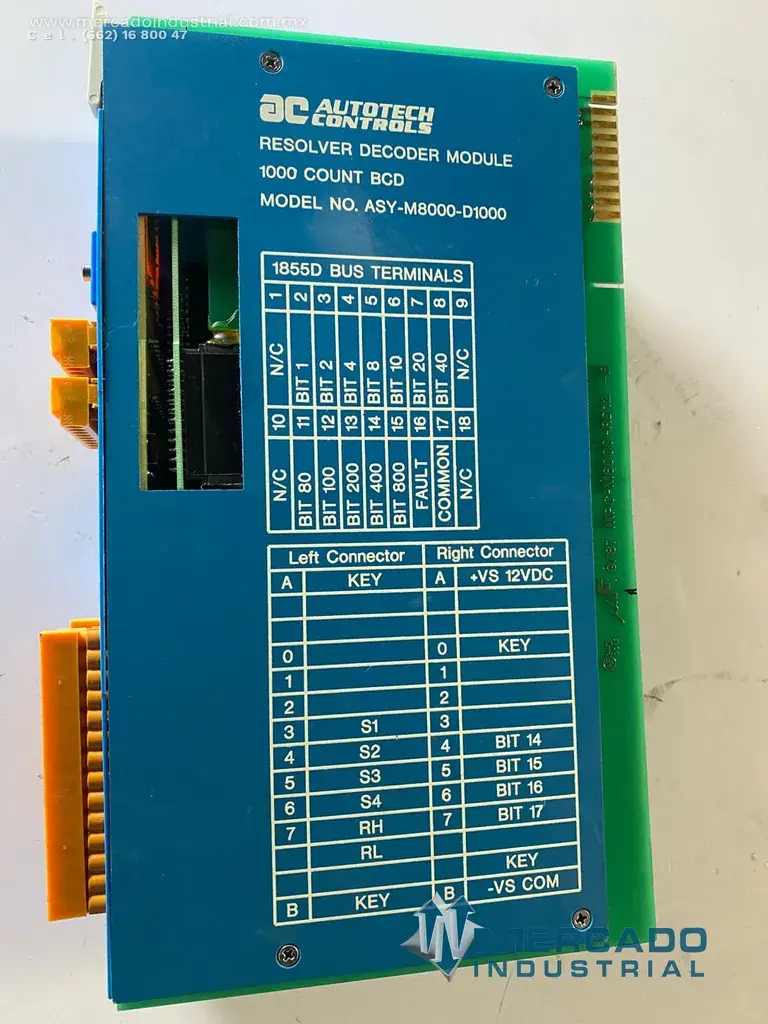 Módulo decodificador 12 V DC modelo ASY-M8000-D1000 marca Autotech Controls - imagen 1