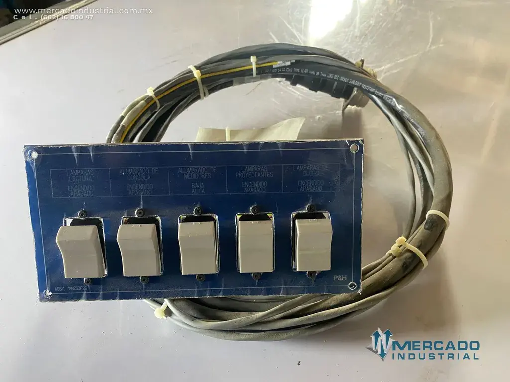 Módulo de control de lámparas parte 79N233F6 marca P&H - imagen 1