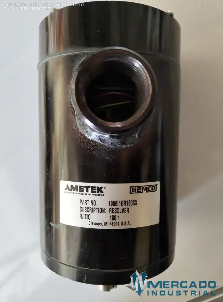 Resolver ratio 180:1 parte 1986I1GR180SX marca Ametek - imagen 1