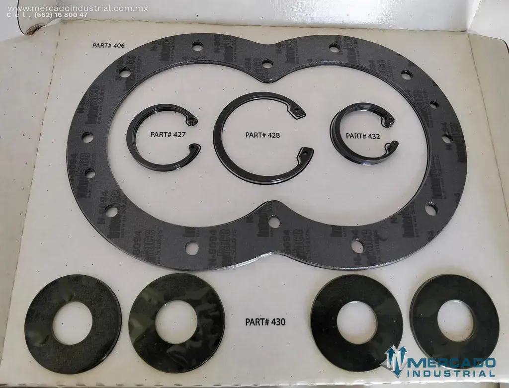 Kit de reparación para bomba 3400OB parte 24/34 OB RK W/ TLR marca Bowie - imagen 1
