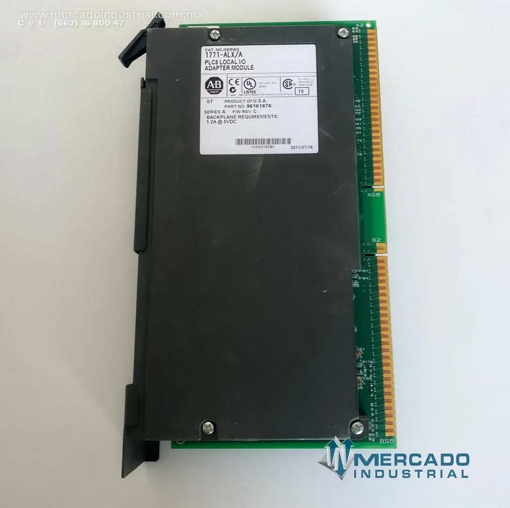 Módulo analógico programable 1.2 A 5 VDCV parte 1771-ALX/A marca Allen Bradley - imagen 1