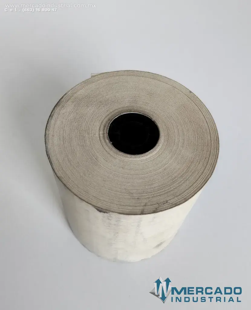Papel térmico 3 5/32" x 3 5/32" parte 80x80 marca PMC - imagen 1