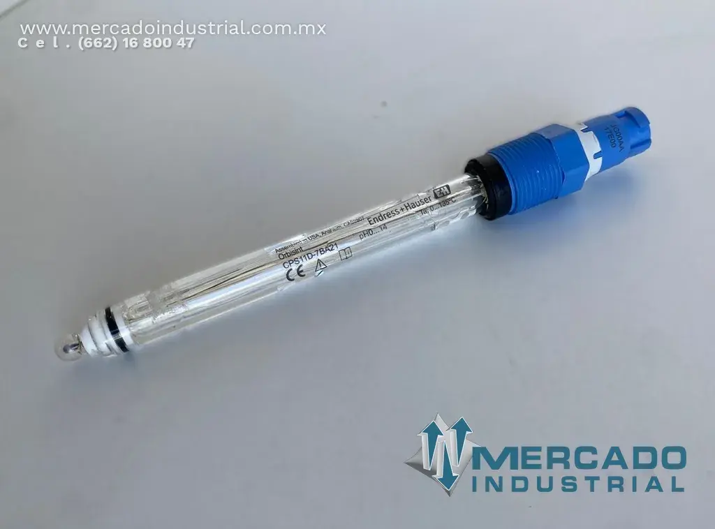 Sensor digital de 0 a 14 pH con tecnología de vidrio parte 58019494 marca Endress Hauser - imagen 1